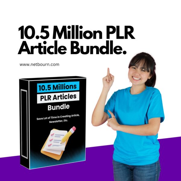 10.5 Million PLR Article Bundle