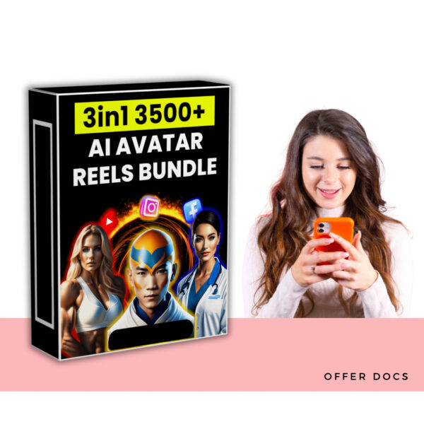 3in1 3500+ Viral Ai Avatar Reels Bundle
