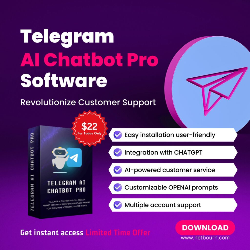 Telegram AI Chatbot Reseller Pack - Netbourn