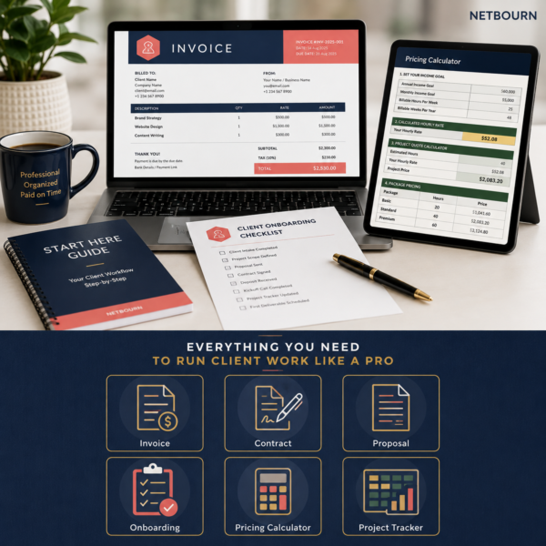 The Freelancer's Toolkit — Contracts, Invoices & Client Systems Bundle